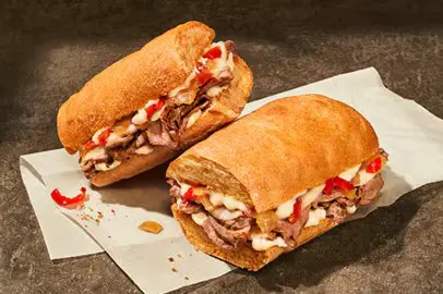 Ciabatta Cheesesteak Sandwich