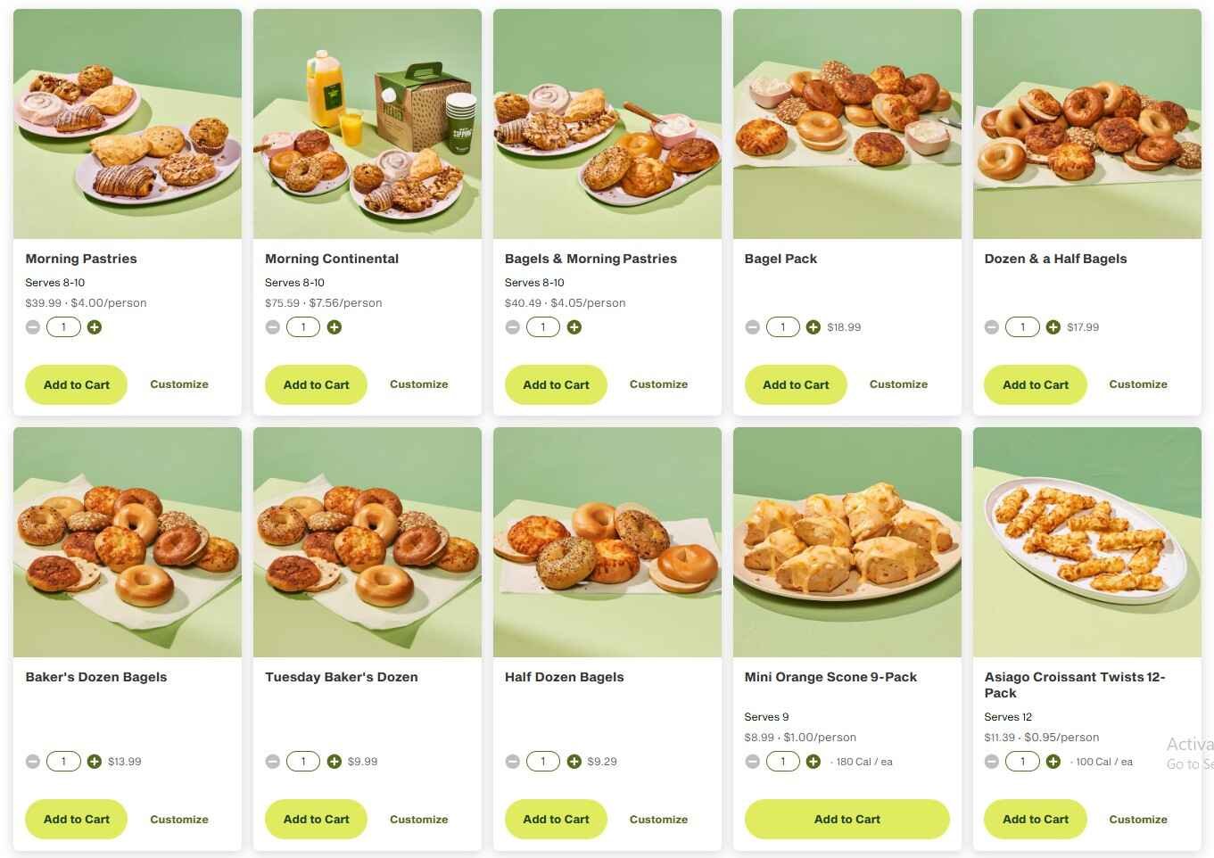 Panera Bread Catering Breakfast