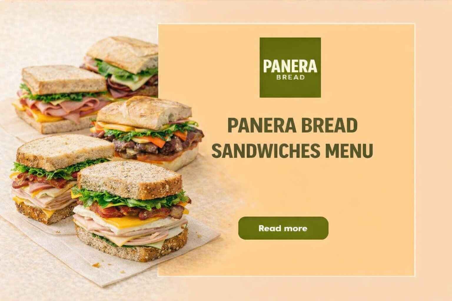 Panera Bread Sandwiches
